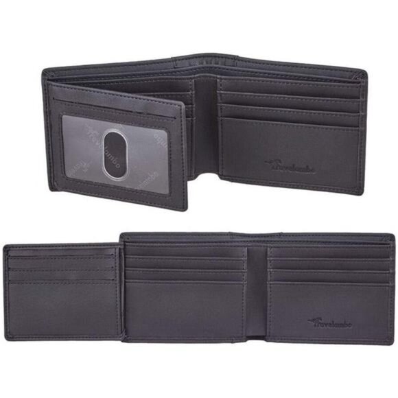 Wallet for Men, Trifold RFID Blocking Mens Wallet, 12 Credit Card Holder - Picture 1 of 8